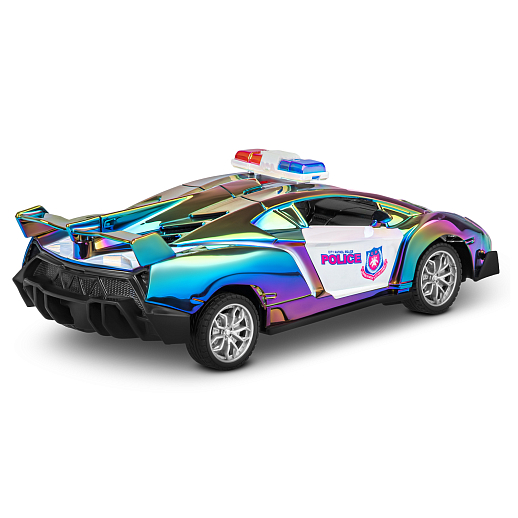 Р/У машинка 1:24,5 каналов,двери откр. с пульта,свет,цвет черный бензин,в/к 30,3х7,7х12см в Джамбо Тойз #9