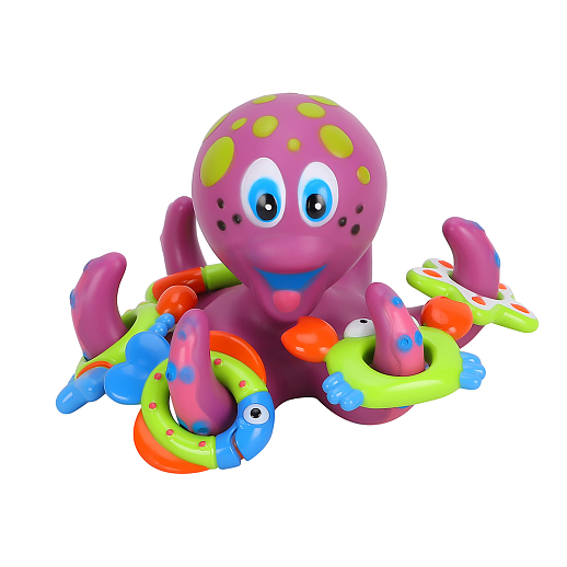 Игрушка развивающая "Забавный осьминог с кольцами" в Джамбо Тойз #4
