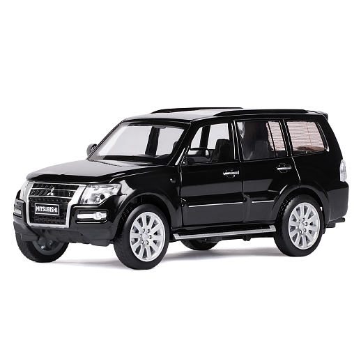 ТМ "Автопанорама" Машинка металлическая 1:33 Mitsubishi Pajero 4WD Turbo, черный, откр. двери, капот и багажник, свет, звук, инерция, в/к 19*9*7 см в Джамбо Тойз #15