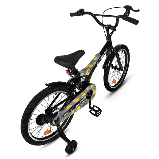 Детский велосипед "Cityride REVO" -рама сталь, кожух цепи 100%, диски алюм. 20, втулки сталь,  покрышки 2,125, страх. колеса, руль сталь. штем сталь, задние ножные тормоза, передний V-brake , звоночек, крылья пластик, отражатели пер/зад на спицах. в Джамбо Тойз #3