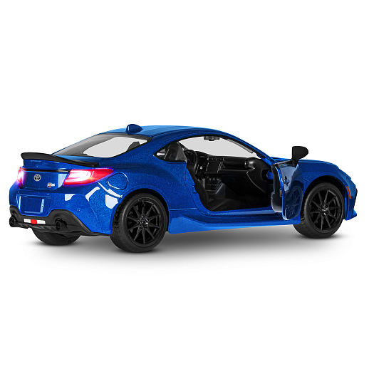 Игрушка для детей: Машинка металлическая1:28 Toyota, цвет синий, свет, звук, инерция, артикул JB1251783 в Джамбо Тойз #9