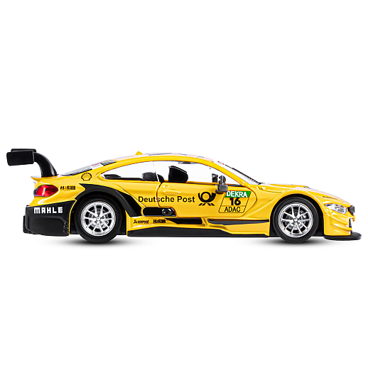 ТМ "Автопанорама" Машинка металлическая 1: 44 BMW M4, желтый, откр. двери, инерция, в/к 17,5*12,5*6,5 см в Джамбо Тойз #6