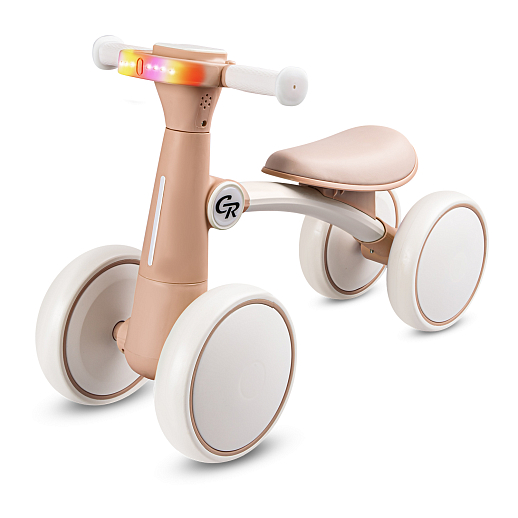 Беговел CITYRIDE, модель CR-BB-05, колёса EVA, рама пластик, музыка Шаинского, свет, кремовый, в/к в Джамбо Тойз #7