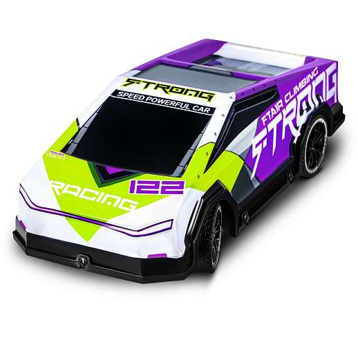 Р/у машина с 3D подсветкой корпуса, 4 канала, цвет салатовый/фиолет, в/к 30*13*13,5см в Джамбо Тойз #5