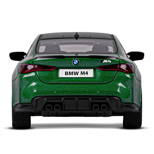 ТМ "Автопанорама" Машинка металлическая 1:32 BMW M4 (G82) зеленый, открываются двери, свет, звук, инерция, в/к 18*13,5*9 см в Джамбо Тойз #12
