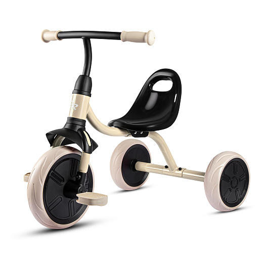 Трехколесный велосипед Cityride, пластиковые колеса 9/7.5", пластиковое сидение, цвет: бежевый в Джамбо Тойз