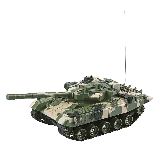 AUTODRIVE Р/У Танк, М1:32,ИК-бой,27MHz,повороты башни,гусеничн.ход,индик.жизни,цвет зелен.камуфляж,в/к 37,5*17,5*13см в Джамбо Тойз #2