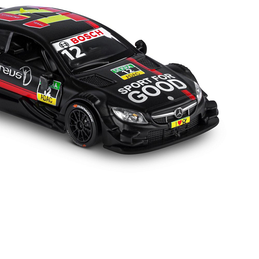 ТМ "Автопанорама" Машинка металлическая 1:42 Mercedes-AMG C 63 DTM, черный матовый, откр. двери, инерция, в/к 17,5*12,5*6,5 см в Джамбо Тойз #16