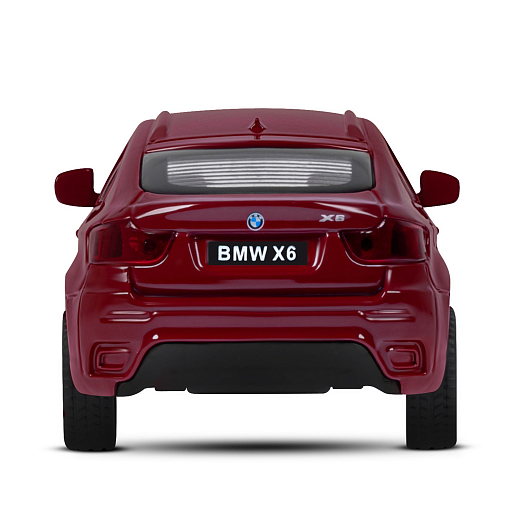 ТМ "Автопанорама" Машинка металлическая 1:43 BMW X6, красный, откр. двери, инерция, в/к 17,5*12,5*6,5 см в Джамбо Тойз #11