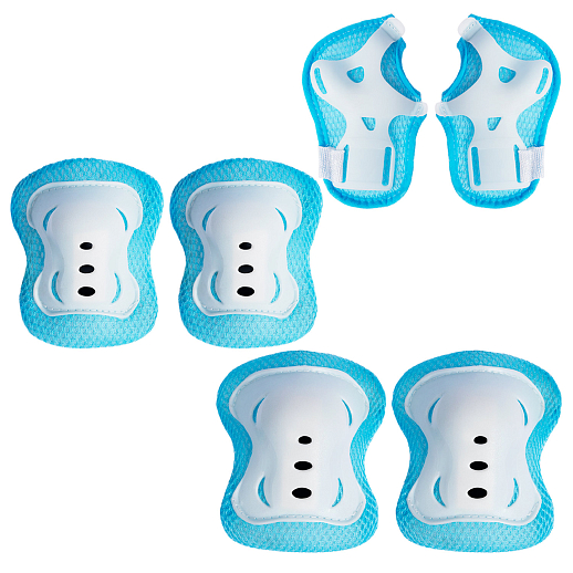 Набор шлем + защита City Ride из трёх предметов, в сетке, голубой в Джамбо Тойз #2