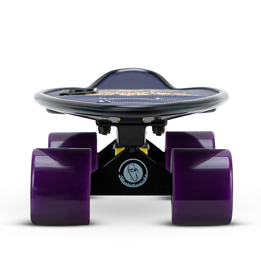 Скейтборд Fish, размер 23"х6", колеса: 60х45мм  82А, PU, ABEC-7, фиолет в/п в Джамбо Тойз #5