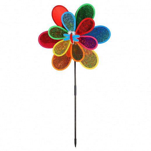 Ветерок,палочка50cм+ цветок двойной: нижн 38см и верхн 27см, микс, в наборе 4 шт в Джамбо Тойз #4