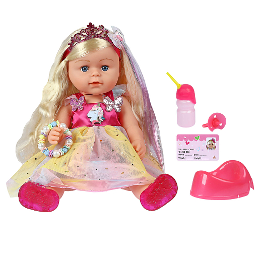 Кукла 45 см, писает, какает, плачет слезами, одежда светится, в/к 48х28,5х13 см в Джамбо Тойз #7