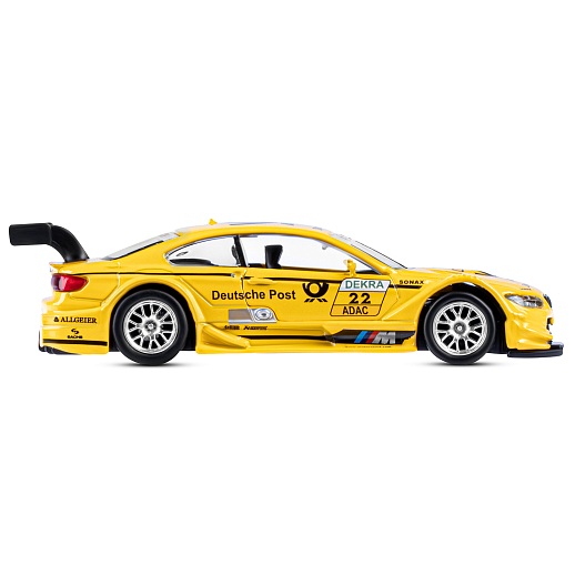 ТМ "Автопанорама" Машинка металлическая 1:42 BMW M3 DTM, желтый, откр. двери, инерция, в/к 17,5*12,5*6,5 см в Джамбо Тойз #6