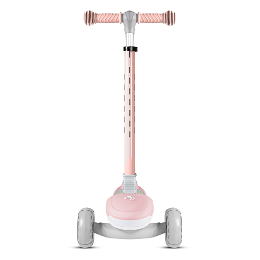 Трехколесный самокат CITYRIDE, cкладной,со светом на деке,  колеса PU со светом 120*45 мм и 90*46 мм в Джамбо Тойз #5