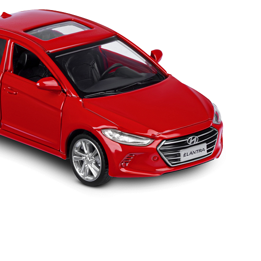 ТМ "Автопанорама" Машинка металлическая 1:40 HYUNDAI ELANTRA, красный, откр. двери, инерция, 17,5*12,5*6,5 см в Джамбо Тойз #14