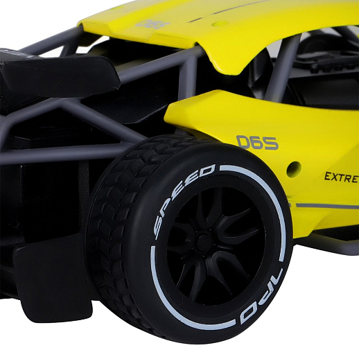 AUTODRIVE Р/У Суперскоростная металлическая машинка (до 15 км/ч+), М1:16, 2.4GHz, 4 канала, цвет желтый, в/к 26*13,5*14см в Джамбо Тойз #6