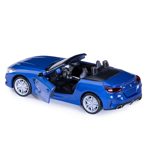 ТМ "Автопанорама" Машинка металлическая 1:30 BMW Z4 M40i, синий, свет, звук,откр. двери, инерция, в/к 18*13,5*9 см в Джамбо Тойз #18