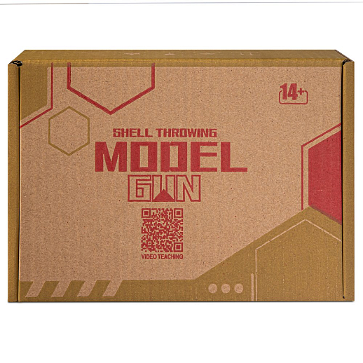 Пистолет с мягкими пулями, с глушителем, пули с гильзами, зелёный/чёрный, 25*17*7 см, в/к в Джамбо Тойз #7