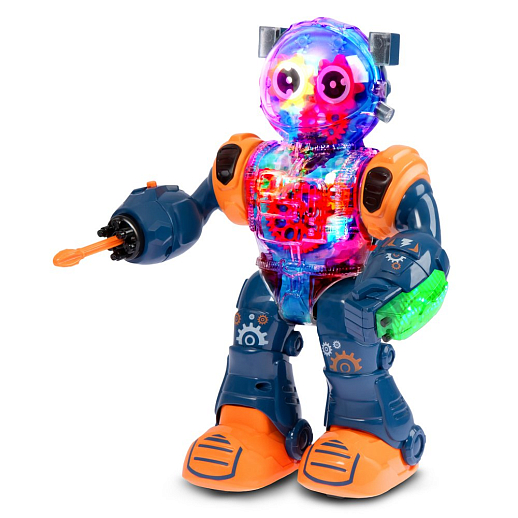ТМ "Smart Baby" Робот Костик на батарейках, стреляет ракетами, ходит, свет, звук, в/к 27,8х21,5х13 см в Джамбо Тойз #2