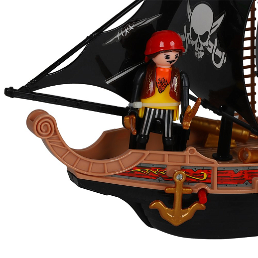 Набор "Пиратский корабль" со звуком и светом + фигурки и аксесс., в/к  44*14*26 см в Джамбо Тойз #6