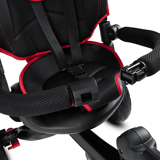 Детский трехколесный велосипед "CITYRIDE LUNAR 2.0". Пятиугольная рама, сиденье 360, складная крыша D600, подножки, надув.колеса 12/10, багажник, сумочка, фара в Джамбо Тойз #16