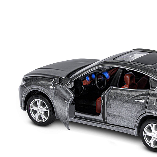 ТМ "Автопанорама" Машинка металл.1:32 Maserati Levante SUV, серый, откр. двери и капот, свет, звук, инерция в/к 18*9*13,5 см в Джамбо Тойз #14