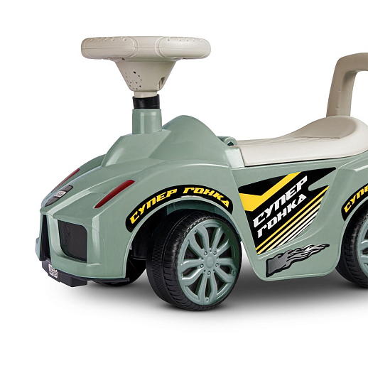 ТМ "Компания Друзей" Каталка Толокар мелодии Шаинского бежево-зеленый в/к 60х36х27 см в Джамбо Тойз #4