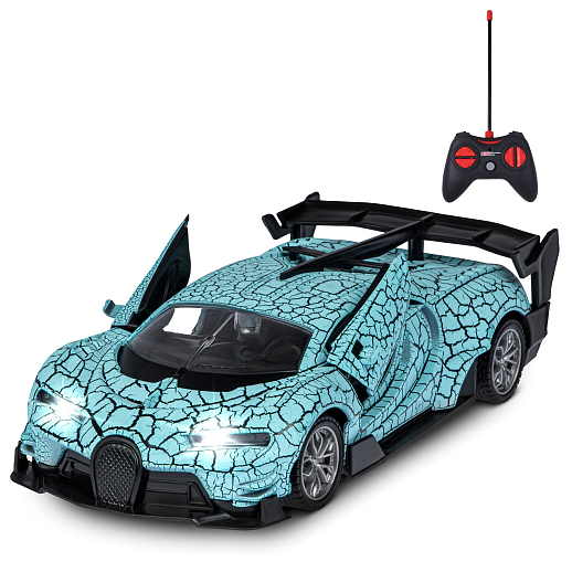 AUTODRIVE 1:24 Р/У машинка,5 каналов,двери откр. с пульта, свет, цвет голубой,в/к 28*12*6,5см в Джамбо Тойз #11