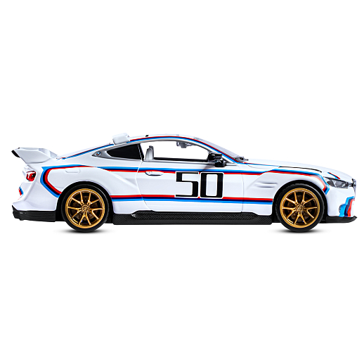 ТМ "Автопанорама" Машинка металлическая 1:34 BMW 3.0 CSL, белый, свет, звук, откр. двери, в/к 17,5*13,5*9 см в Джамбо Тойз #10