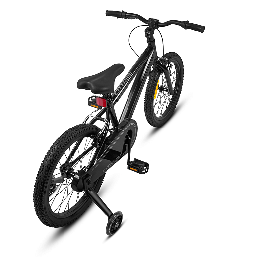 Велосипед двухколесный CITYRIDE, модель CR-B2-10FU, рама сталь, колеса алюминий 18", v-brake тормоза, встроенная в раму подсветка, балансирные колеса, цвет чёрный в Джамбо Тойз #9
