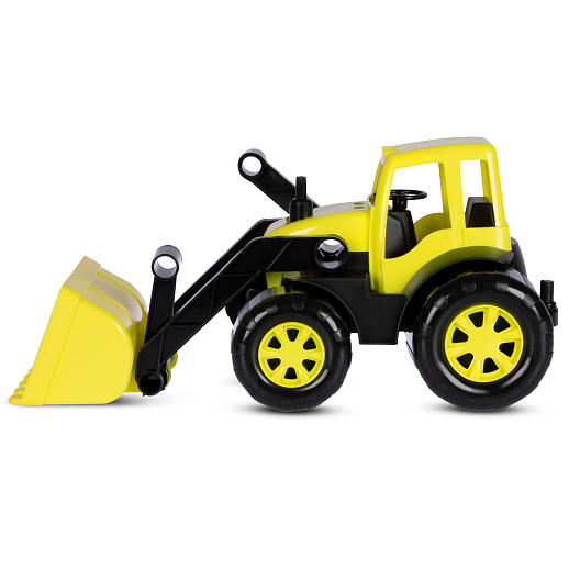 ТМ "Компания Друзей" Трактор с ковшом желтый, в сетке 33х16х16 см в Джамбо Тойз #3