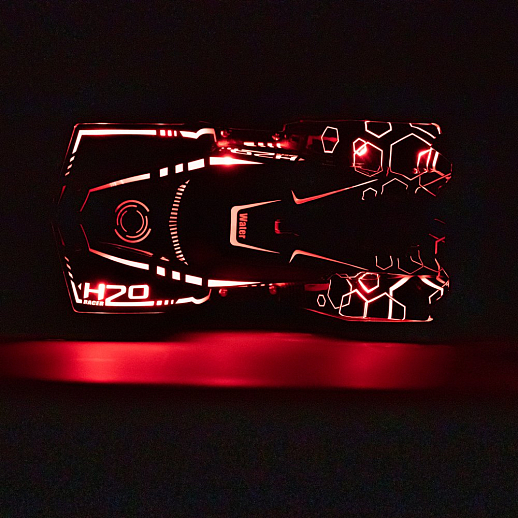 AUTODRIVE Р/У краулер с функцией пара,1:12,3D подсветка корпуса и пульта,4WD,цвет красный,в/к 38,5×21,5×18,5см в Джамбо Тойз #15