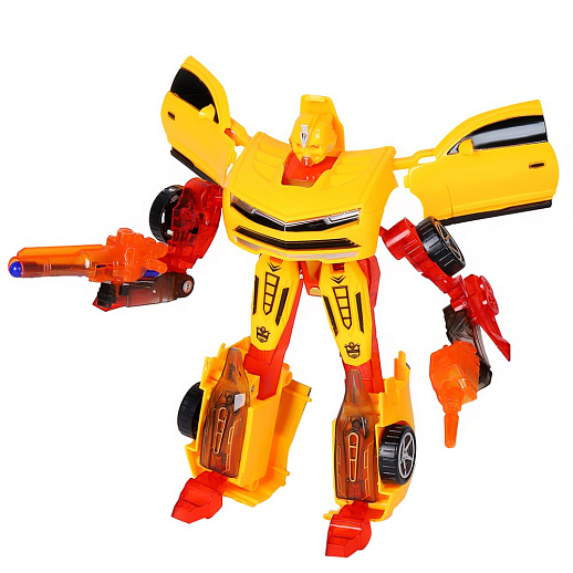 Робот-Трансформер AUTODRIVE, цвет желтый, в/к 29*27,5*10 см в Джамбо Тойз #4