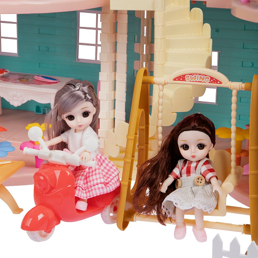 ТМ "Amore Bello" Дом для кукол со светом и паром, в/к 67*40*16 см в Джамбо Тойз #15