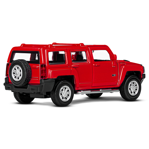 ТМ "Автопанорама" Машинка металлическая 1:43  Hummer H3, красный, откр. двери, инерция, в/к 17,5*12,5*6,5 см в Джамбо Тойз #7