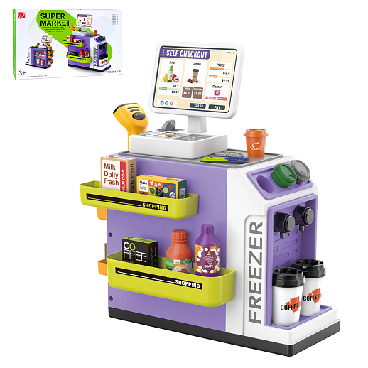 Игровой набор "Супермаркет",со звук.и свет.эффект.,в/к 41*13*25,5 см в Джамбо Тойз
