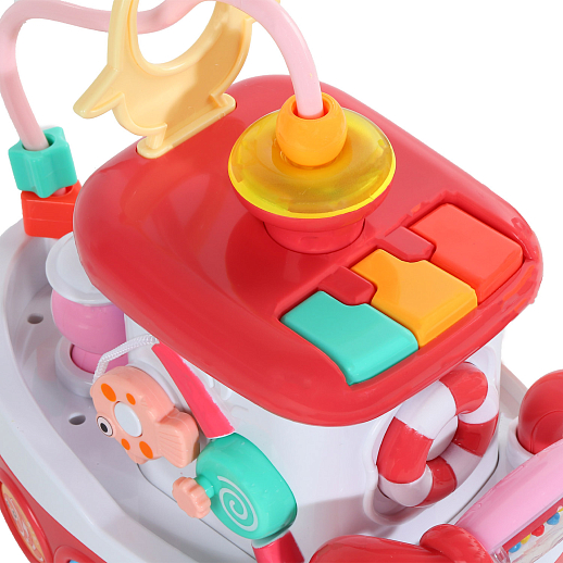 ТМ "Smart Baby" Развивающая игрушка "Кораблик" цвет красный, 29 звуков, стихов, мелодий. Сказки и потешки. Свет, звук, регулирующаяся громкость, в/к 26,5x17x26,8 см в Джамбо Тойз #9