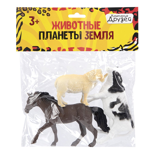 ТМ "Компания друзей" набор "Домашние животные 1", 3шт, в/п в Джамбо Тойз #2