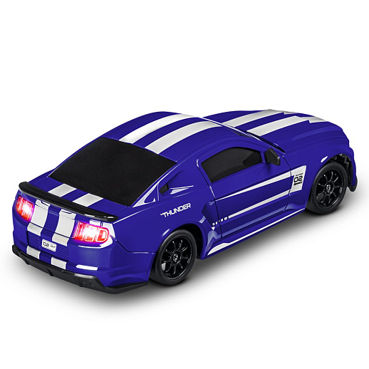 Р/у машинка для дрифта М1:24,2.4GHz,4WD,сменные шины 4шт., конусы 4шт.,свет,с аккум.,цвет синий,в/к 22,4х14,5х10,8см в Джамбо Тойз #6