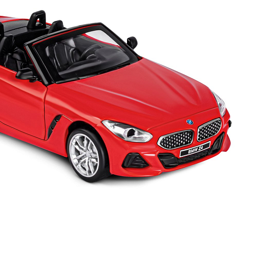 ТМ "Автопанорама" Машинка металлическая 1:30 BMW Z4 M40i, красный, свет, звук,откр. двери, инерция, в/к 19*9*7 см в Джамбо Тойз #2