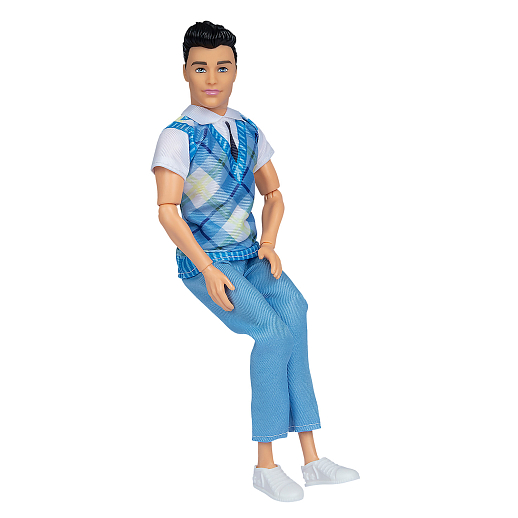 Кукла, цвет футболки синий, в/к 11х5,3х32,5 см в Джамбо Тойз #7