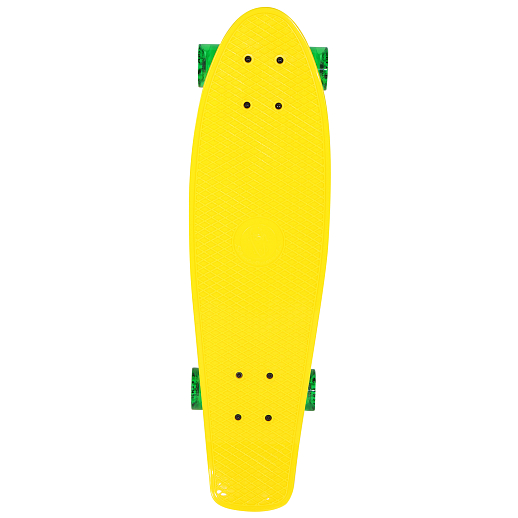 Скейтборд Fish жёлтый,  размер 27"*6", колеса: 59*43мм  78А, PU, ABEC-7 в Джамбо Тойз #3