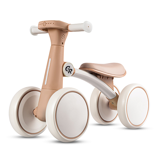 Беговел CITYRIDE, модель CR-BB-05, колёса EVA, рама пластик, музыка Шаинского, свет, кремовый, в/к в Джамбо Тойз #4