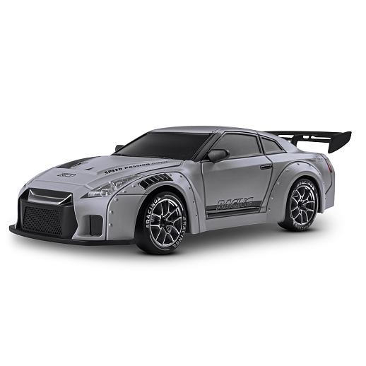 Р/у машинка для дрифта М1:24,2.4GHz,4WD,сменные шины 4шт., конусы 8шт.,свет,с аккум.,цвет серый,в/к 24,5*11,5*19см в Джамбо Тойз #6