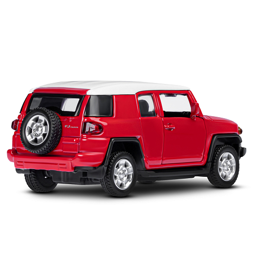 ТМ "Автопанорама" Машинка металлическая 1:43 Toyota FJ Cruiser, красный, откр. двери, инерция, в/к 17,5*12,5*6,5 см в Джамбо Тойз #8