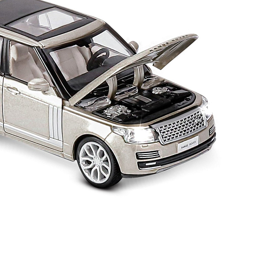 ТМ "Автопанорама" Машинка металлическая 1:34 2013 Range Rover, золотой перламутр, свет, звук, откр. двери, капот и багажник, инерция, в/к 17,5*13,5*9 см в Джамбо Тойз #20