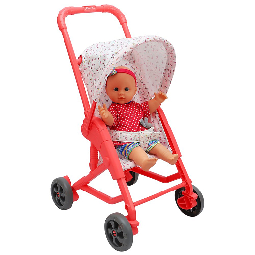 Набор "Кукла пупс с коляской, кроваткой, стульчиком, аксс.", в/к 72х11х37 см в Джамбо Тойз #23