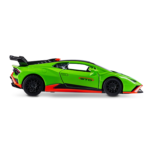 ТМ "Автопанорама" Машинка металл. 1:40 Lamborghini STO, зеленый, инерция, откр. двери, в/к 17,5*12,5*6,5 см в Джамбо Тойз #8