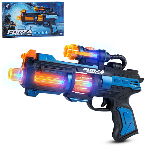 Игрушечный бластер со звуком и светом в/к 29,5*5*16 см в Джамбо Тойз
